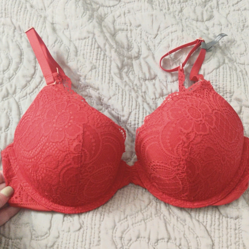 Aerie red push up bra 32DD